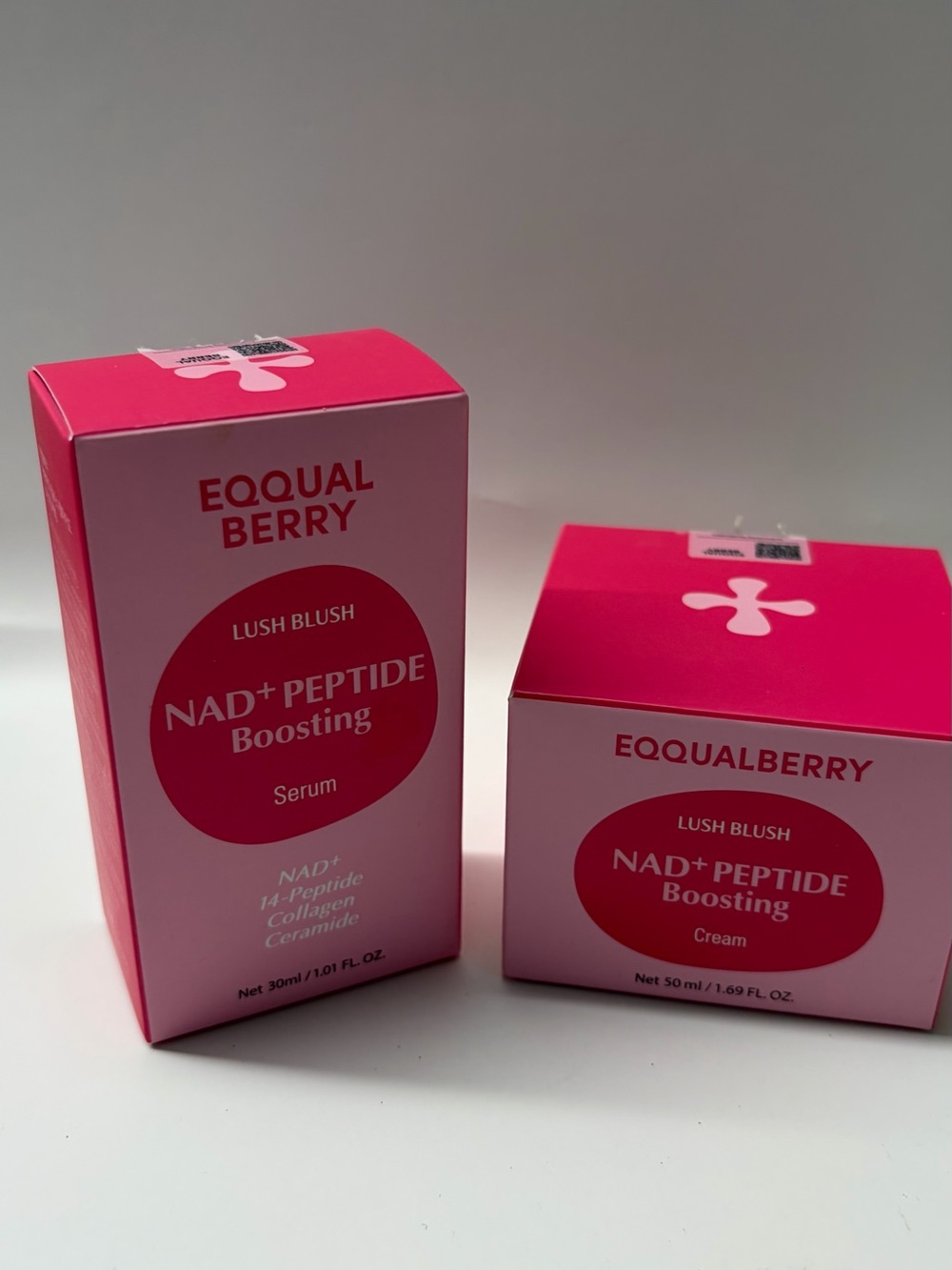 EqualBerry Lush Blush NAD+ Peptide Boosting Moisturizer - Pink